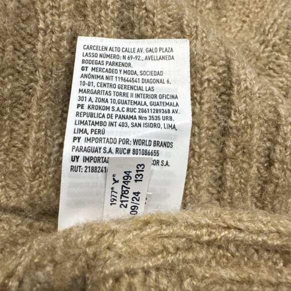 AMERICAN EAGLE Chunky Oversized Taupe Sweater Size Small - Picture 5 of 5